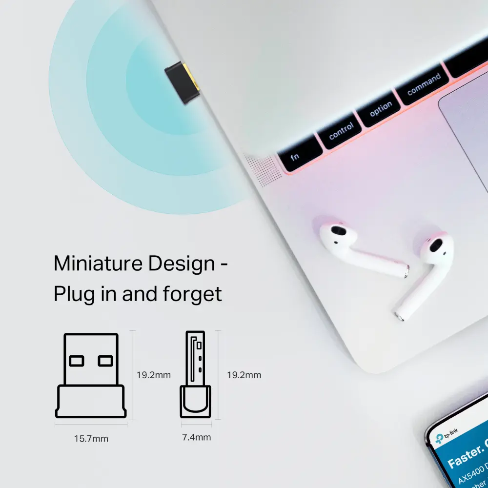 USB Wifi chuẩn AC600 Bluetooth 4.2 TP-Link Archer T2UB Nano-3.webp